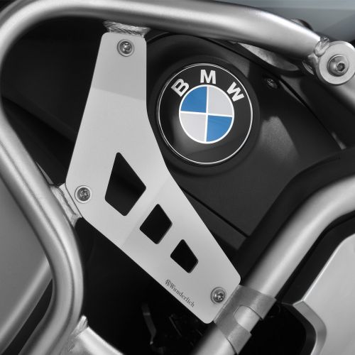 Алюминиевые защитные пластины Wunderlich на верхние дуги для BMW R1250GS Adv., серебро
