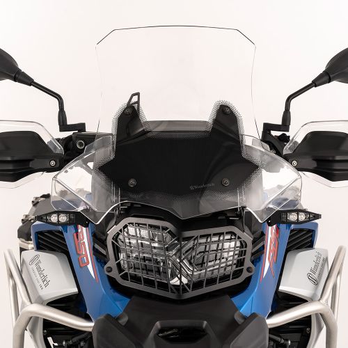 Расширитель оригинальной защиты рук Wunderlich для BMW F750GS / F800GS / F850GS / R1200GS LC / Adv LC / R1250GS / S1000XR, прозрачное