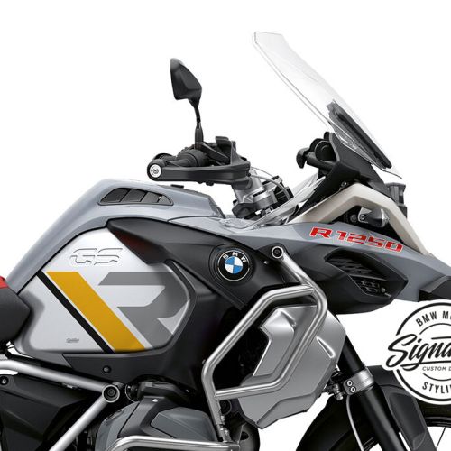 Комплект наклейок на бак мотоцикла BMW Signature R-Line Side Sticker Clear