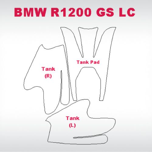 Защитная пленка PremiumShield на бак мотоцикла BMW R1200GS LC (2013 – 2016)