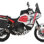 Комфортне мотосидіння для водія високе +30 мм Wunderlich AKTIVKOMFORT чорно-червоне на мотоцикл Ducati DesertX 70102-003 8