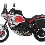 Комфортне мотосидіння для водія високе +30 мм Wunderlich AKTIVKOMFORT чорно-червоне на мотоцикл Ducati DesertX 70102-003 9