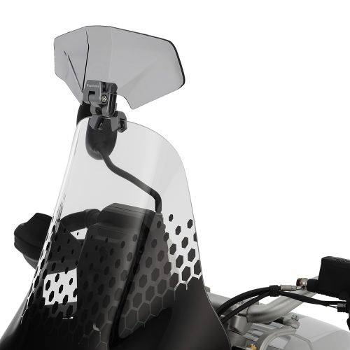 Подовжувач вітрового скла Wunderlich VARIO-ERGO 3D+ тонований на мотоцикл Ducati Multistrada V4/Multistrada V4 Pikes Peak/Multistrada V4 S/Multistrada V4 Rally/DesertX