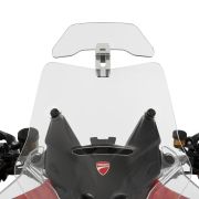 Удлинитель ветрового стекла Wunderlich VARIO-ERGO 3D+ прозрачный на мотоцикл Ducati Multistrada V4/Multistrada V4 Pikes Peak/Multistrada V4 S/Multistrada V4 Rally/DesertX, крепление в цвете титан 70151-101 7