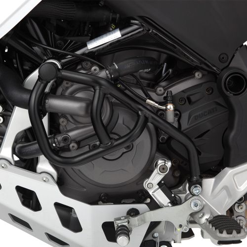 Захист двигуна лівий бік чорний для мотоцикла Ducati DesertX (для монтажу без захисної планки обтічника)