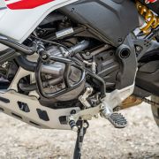 Защита двигателя левая сторона черные для мотоцикла Ducati DesertX (для монтажа без защитной планки обтекателя) 70200-002 6