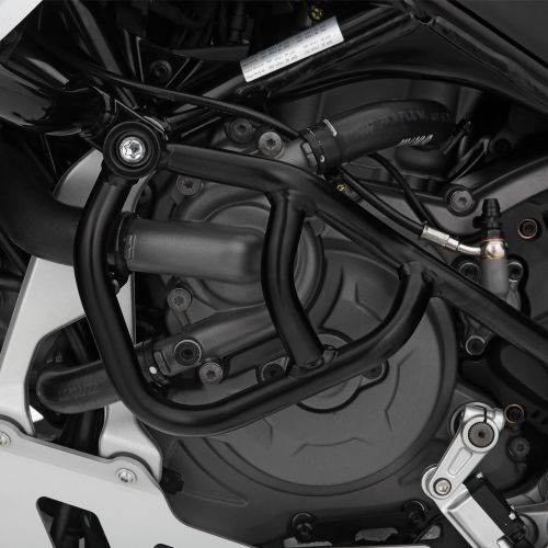 Защита двигателя левая сторона черные для мотоцикла Ducati DesertX (для монтажа с защитной планкой обтекателя)
