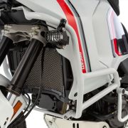 Защита двигателя левая сторона белая для мотоцикла Ducati DesertX (для монтажа с защитной планкой обтекателя) 70201-008 4
