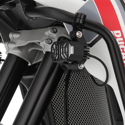 Комплект світлодіодних додаткових фар Wunderlich MICROFLOOTER 3.0 на мотоциклі Ducati DesertX