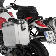 Комплект серебристых боковых кофров Wunderlich EXTREME - slimline - без цилиндра замка на мотоцикл Ducati Multistrada V4/Multistrada V4 Pikes Peak/Multistrada V4 S/Multistrada V4 Rally/DesertX 70610-100 5