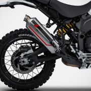 Глушник ZARD »Sabbia« 2-1 з карбоновим покриттям для Ducati DesertX 70880-001 2