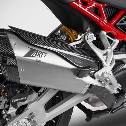 Глушитель ZARD »Sabbia« 2-1 с карбоновым покрытием для Ducati Multistrada V4|S