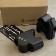 Проставки для поднятия руля с наклоном на водителя черные Wunderlich ERGO на мотоцикл Harley-Davidson Pan America 1250 90300-002 6