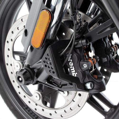 Защитная крышка Wunderlich для регулирующего клапана демпфирования черная на мотоцикл Harley-Davidson Pan America 1250