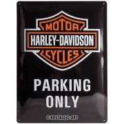 Металлическая табличка Harley Davidson Parking Only 30 x 40 см 90930-150 2