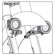 Кронштейн крепления дополнительных фар Denali для Harley Sportster, Softail и Touring (rev00) LAH.23.10800.B 6