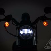 Светодиодные фары ближнего света DENALI M7 DOT LED Headlight, круглый 7,0 дюйма, черное хромирование TT-M7 7