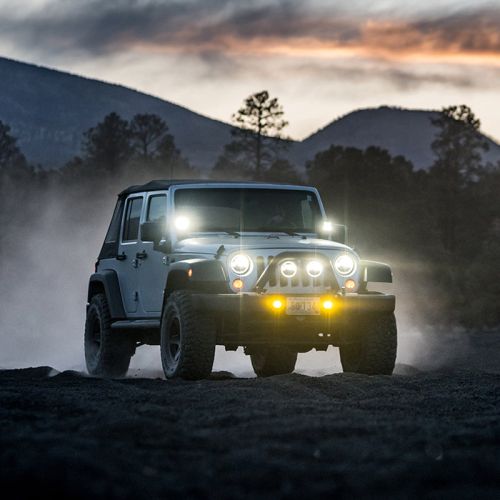 Кронштейн кріплення фари DENALI DR1 Fog для Jeep Wrangler JK ’10-’18