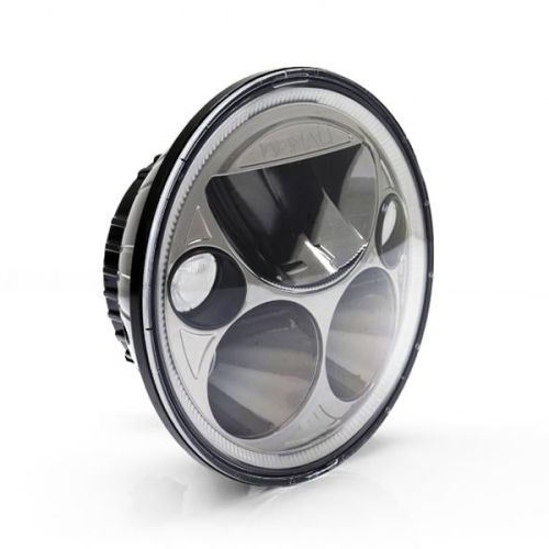 Світлодіодні фари ближнього світла DENALI M5E E-MARK LED Headlight, круглий 5,75 дюйма, чорне хромування