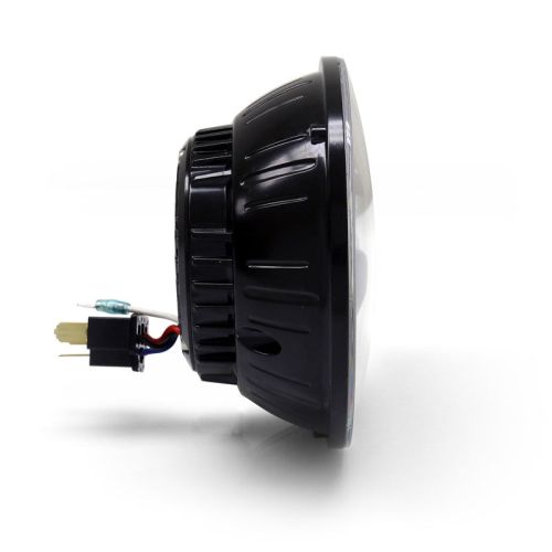 Светодиодные фары ближнего света DENALI M5E E-MARK LED Headlight, круглый 5,75 дюйма, черное хромирование