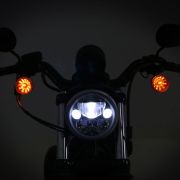 Світлодіодні фари ближнього світла DENALI M5E E-MARK LED Headlight, круглий 5,75 дюйма, чорне хромування TT-M5E 3