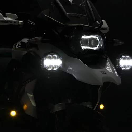 Комплект дополнительного света DENALI D7 PRO Multi-Beam с системой линз Modular X-Lens на мотоцикл