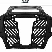Кріплення топкейса Hepco&Becker Alurack для мотоцикла Honda NX500, антрацит/чорний 6529546 01 05 1