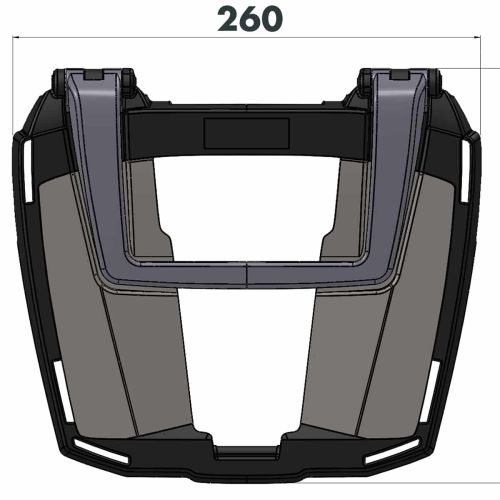 Кріплення топкейса Hepco&Becker Easyrack для мотоцикла Honda NX500