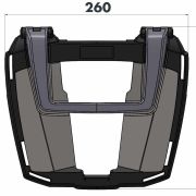 Крепление топкейса Hepco&Becker Easyrack для мотоцикла Honda CBR650R/E-Clutch 6619548 01 01 1