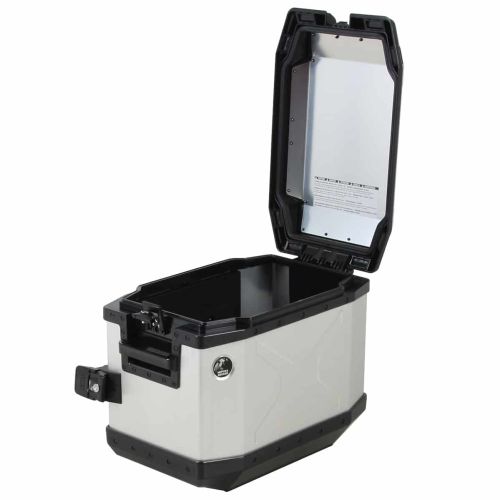 Бічний кофр правий Hepco&Becker Xplorer 40, сріблястий