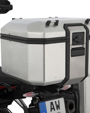 Топкейс серебристый с кодируемым замком Wunderlich X-CASE X48 для мотоцикла BMW