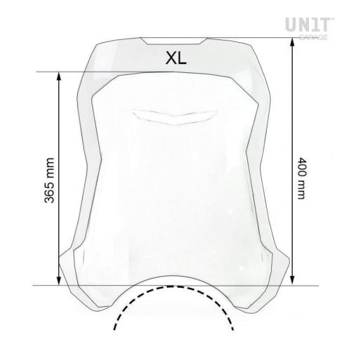 Ветровое стекло Unit Garage XL с поддержкой GPS для мотоцикла BMW RnineT Urban G/S