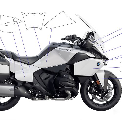 Комплект захисних плівок Wunderlich PremiumShield для мотоцикла BMW R1300RT