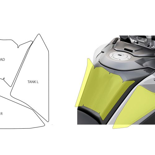 Защитная пленка PremiumShield на бак мотоцикла BMW R1300RT