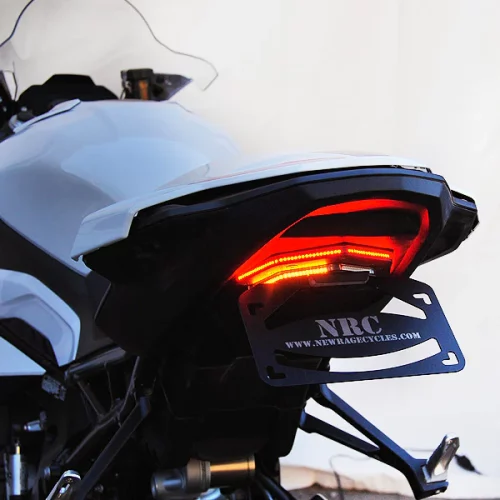 Комплект для переоборудования хвостовика с поворотами New Rage Cycles на мотоцикл BMW S1000RR / S1000R / M1000R(R) — стандартное положение номерного знака