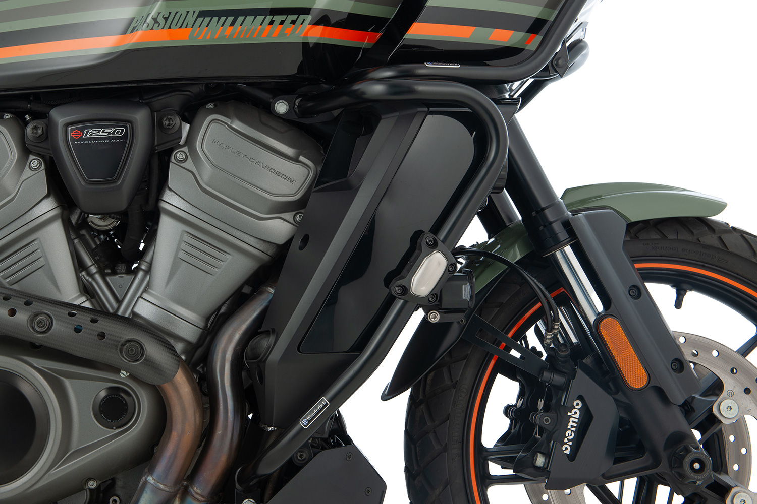 Набір крашпедів на захисні дуги Wunderlich GUARD (25 мм) для мотоцикла Harley-Davidson Pan America 1250 90836-002 1