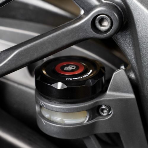 Крышка бачка тормозной жидкости заднего тормоза GILLES, черная