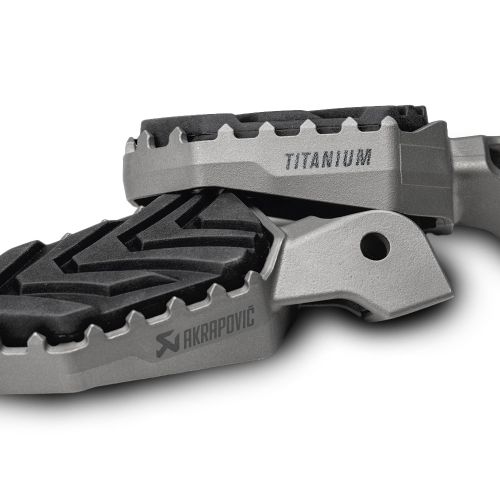 Комплект титановых подножек Akrapovic для мотоцикла BMW R1300GS / Adventure / R1250GS / Adventure / R1200GS / Adv