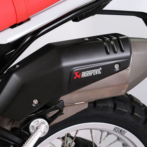 Высокорасположенная титановая выхлопная система AKRAPOVIČ / Unit Garage для мотоцикла BMW R12 G/S