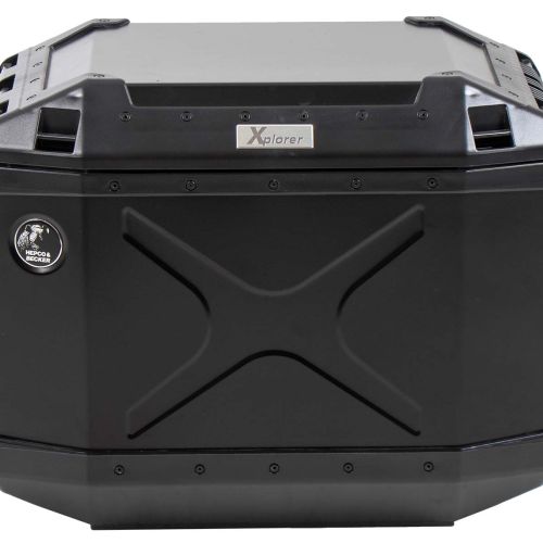Бічний кофр Hepco&Becker Xplorer 37л, правий, з вирізом під вихлоп, чорний