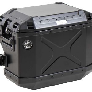 Бічний кофр Hepco&Becker Xplorer 37л, правий, з вирізом під вихлоп, чорний