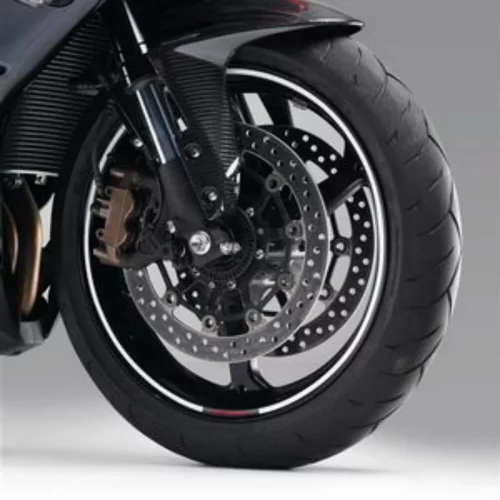 Комплект декоративных наклеек Honda на диск колеса 17′ для мотоцикла CB1000R / CB600F Hornet / CB650F / CBR1000RR / CBR600RR, белый