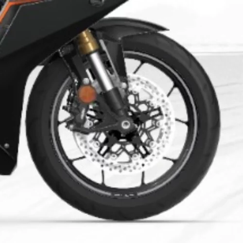 Комплект декоративных наклеек Honda на диск колеса 17′ для мотоцикла CB1000R / CB650R / CBR1000RR / CBR600RR / CBR650R, серебристый